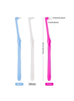 BOAO 6 Pieces Tuft Toothbrush Tufted End-Tuft Soft Trim Single Compact Interdental For Detail Cleaning Tapered Brush(Tapered Brush)  - Image 5