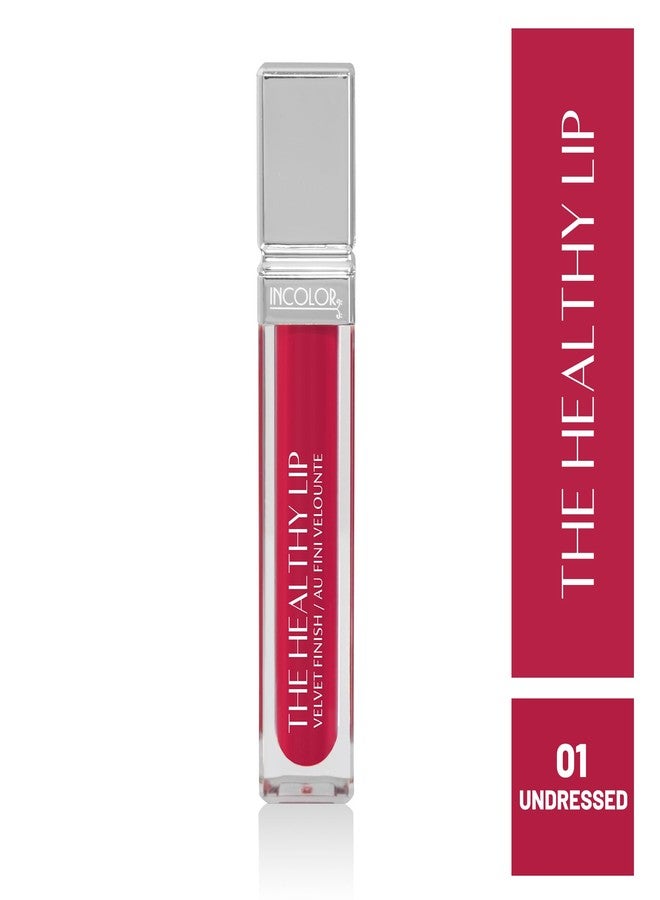 INCOLOR Healthy Shiny Lip Gloss - Non-Sticky and Lightweight Mega Slicks Lipgloss | Long Lasting | Natural, Luxury, High-shine lip gloss (UNDRESSED) - Image 4