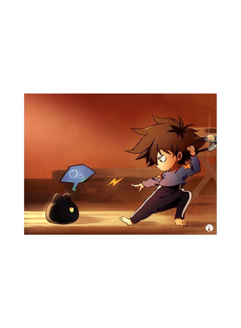 RKN The Anime Digimon Mouse Pad Red/Brown