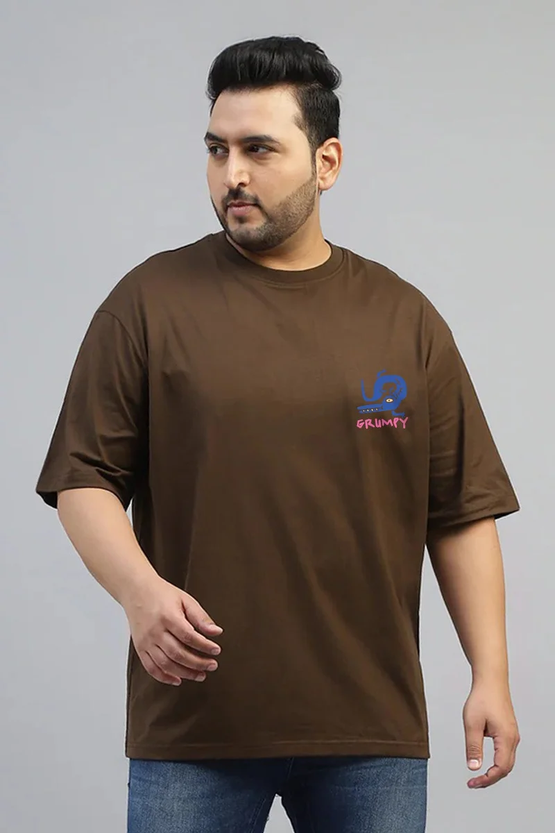 فيردو Veirdo Men’s Oversized , Plus Size  & Regular Fit T-Shirt | Premium Cotton Casual Tee
