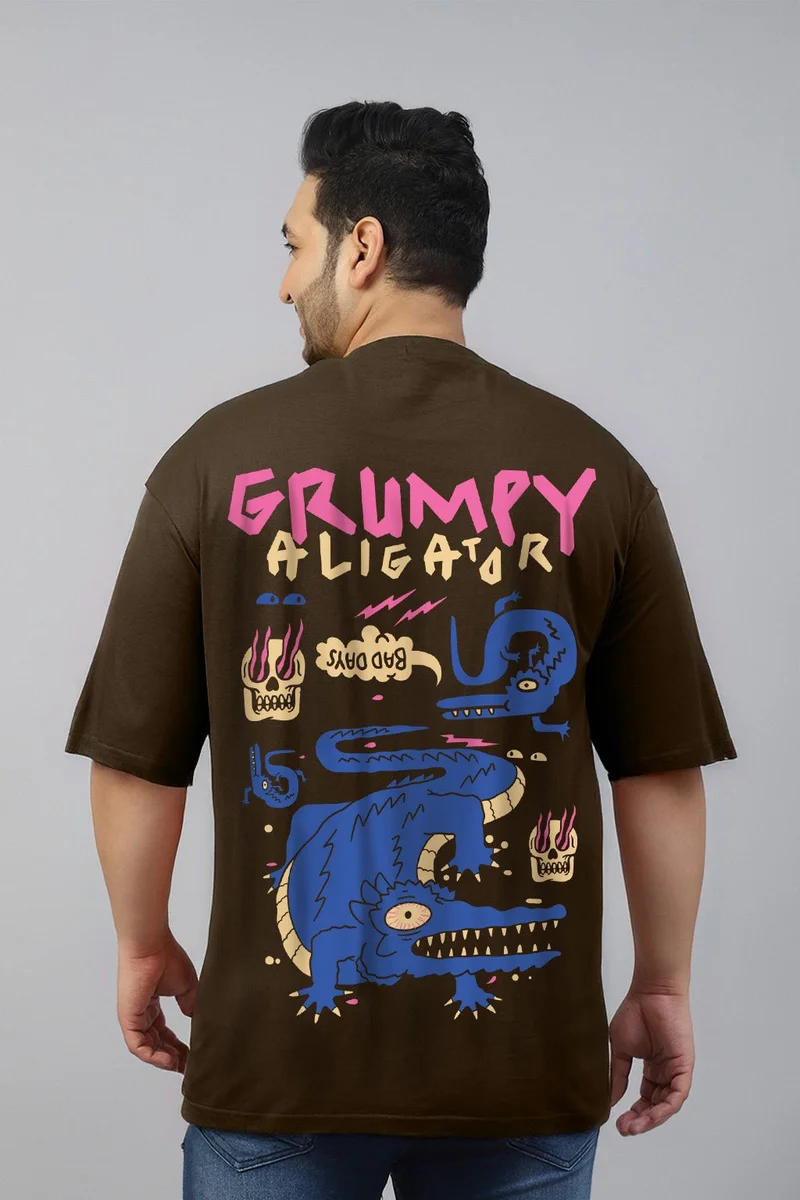 فيردو Veirdo Men’s Oversized , Plus Size  & Regular Fit T-Shirt | Premium Cotton Casual Tee