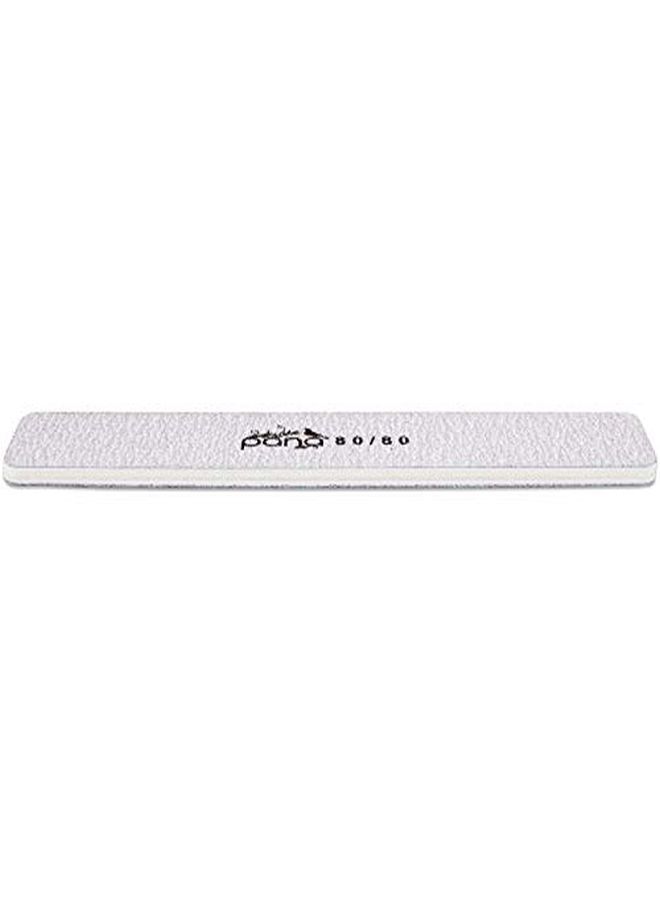 Pana Usa 10 Pcs Professional Nail Files Buffers Jumbo Size Double Sided Emery Board Washable - For Natural & Acrylic Manicure Pedicure Tools Home And Professional 10 Pieces Pack (Zebra, Grit 80/80) - Image 5