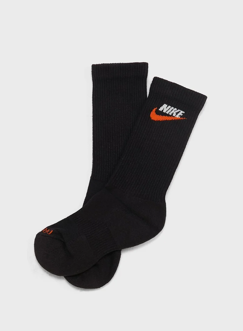 Nike Youth 6 Pack Everyday Plus Cushion Crew Socks