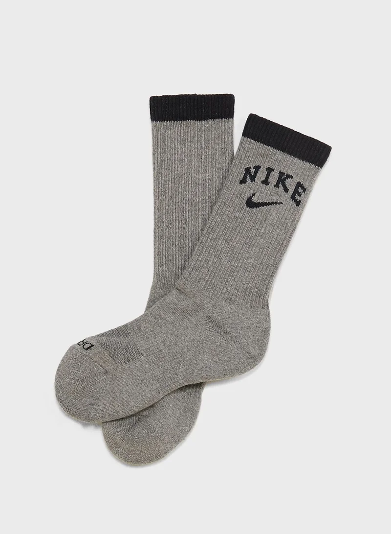 Nike Youth 6 Pack Everyday Plus Cushion Crew Socks