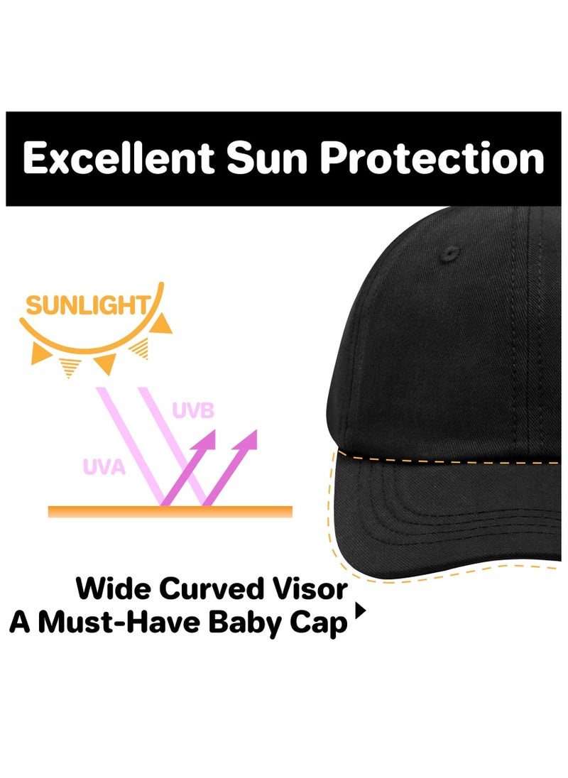 BreeJooy - Baby baseball cap 2-6 years old toddler hat,  baby hat for boys girls cotton  kids sun hat - Image 1