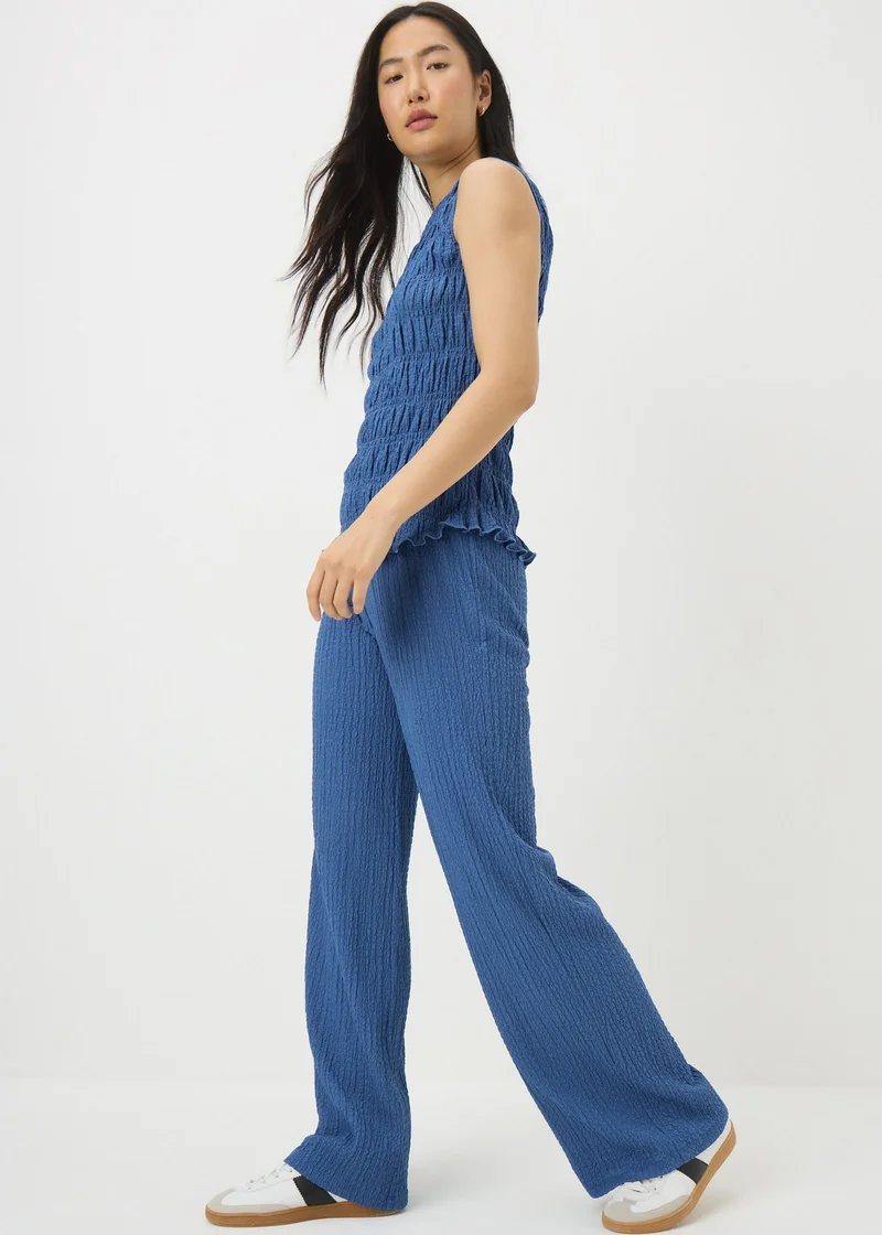 Matalan Blue Textured Co Ord Vest