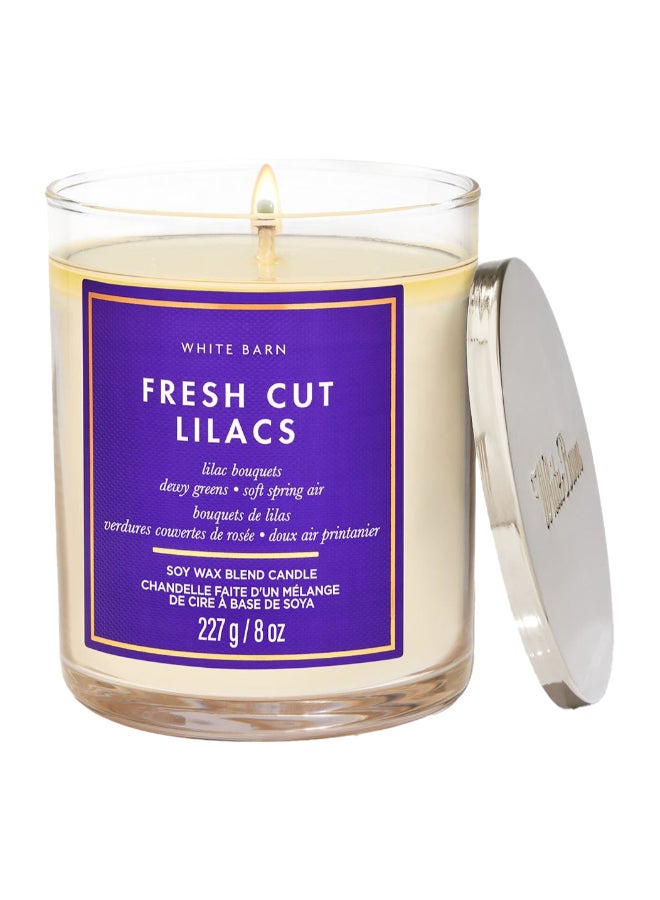 Bath & Body Works Fresh Cut Lilacs Single Wick Candle