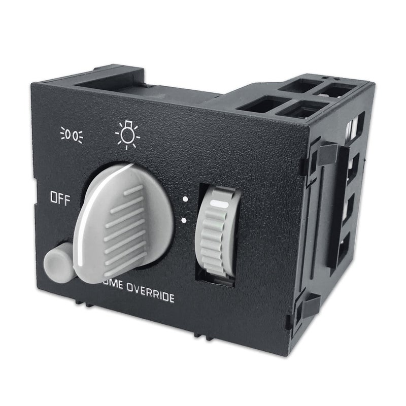 RLP Headlight Instrument Panel Dimmer Switch Fits 95-98 Chevy C1500 K1500 D1523H - Headlamp and Dome Lamp Switch for Express 1995-1998 HLS31