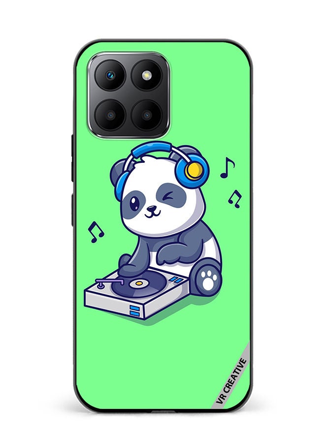 VR CREATIVE Protective Case Cover For Honor 70 Lite Panda Playing Music Design Multicolour - Image 1