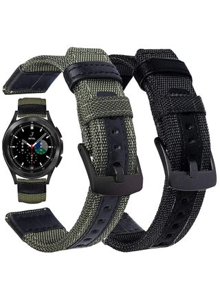 Bands for Galaxy Watch 4 40 mm 44 mm, Band for Galaxy Watch 4 Classic 46 mm 42 mm, 20 mm Nylon Sport Band Bracelet Strap, 2 Pack - pzsku/Z81399C551C09604E91B0Z/45/_/1698648226/6acb3f19-bd6d-4d9b-a381-3af9244c45a2