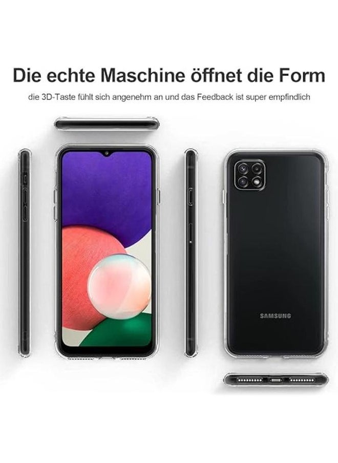 ماركة غير محددة - جراب شفاف ومضاد للصدمات لهاتف سامسونج جالاكسي ايه 22 الادار 5 جي Samsung Galaxy A22 (5g) - Image 1