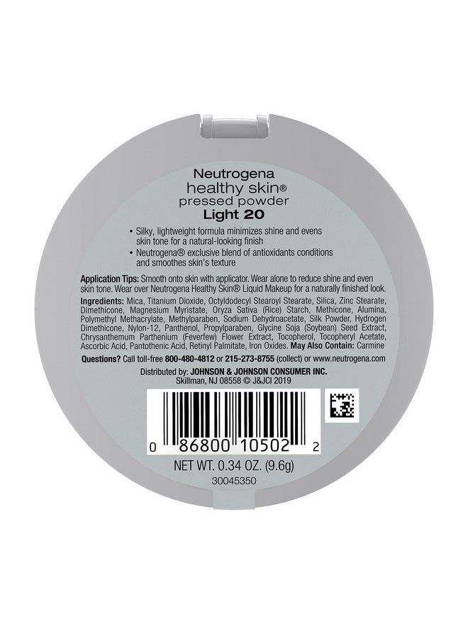 Neutrogena Healthy Skin Pressed Makeup Powder Compact With Antioxidants & Pro Vitamin B5 Evens Skin Tone Minimizes Shine & Conditions Skin Light 20.34 Oz  - Image 5