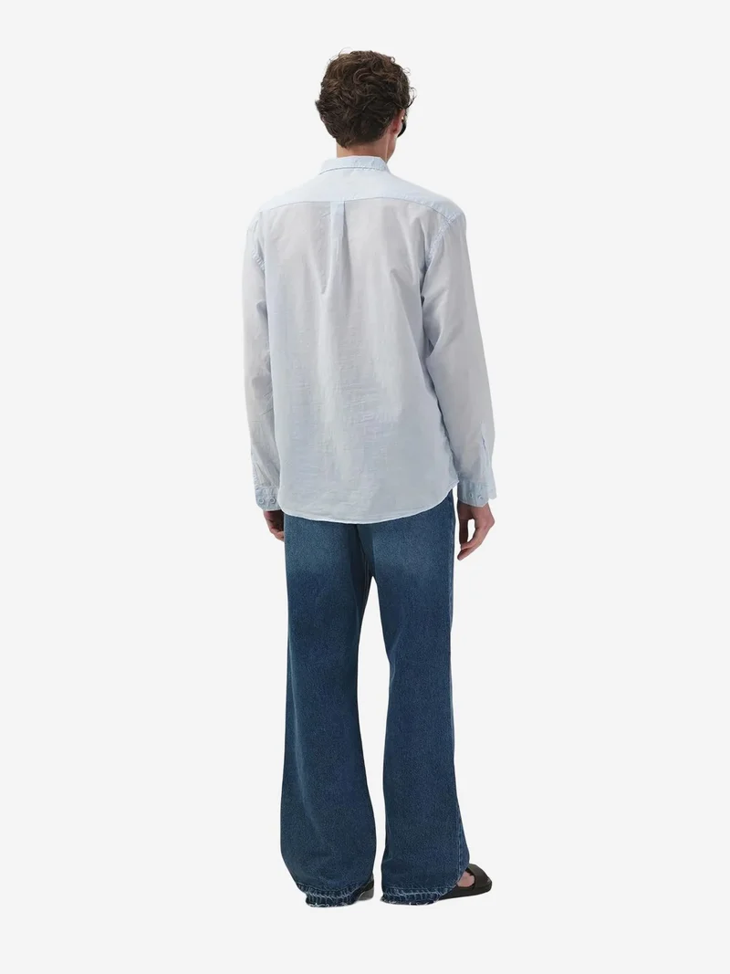 Giesto Baby Blue GIESTO Men's Cotton Poplin Long Sleeve Shirt for Men | Best Price UAE
