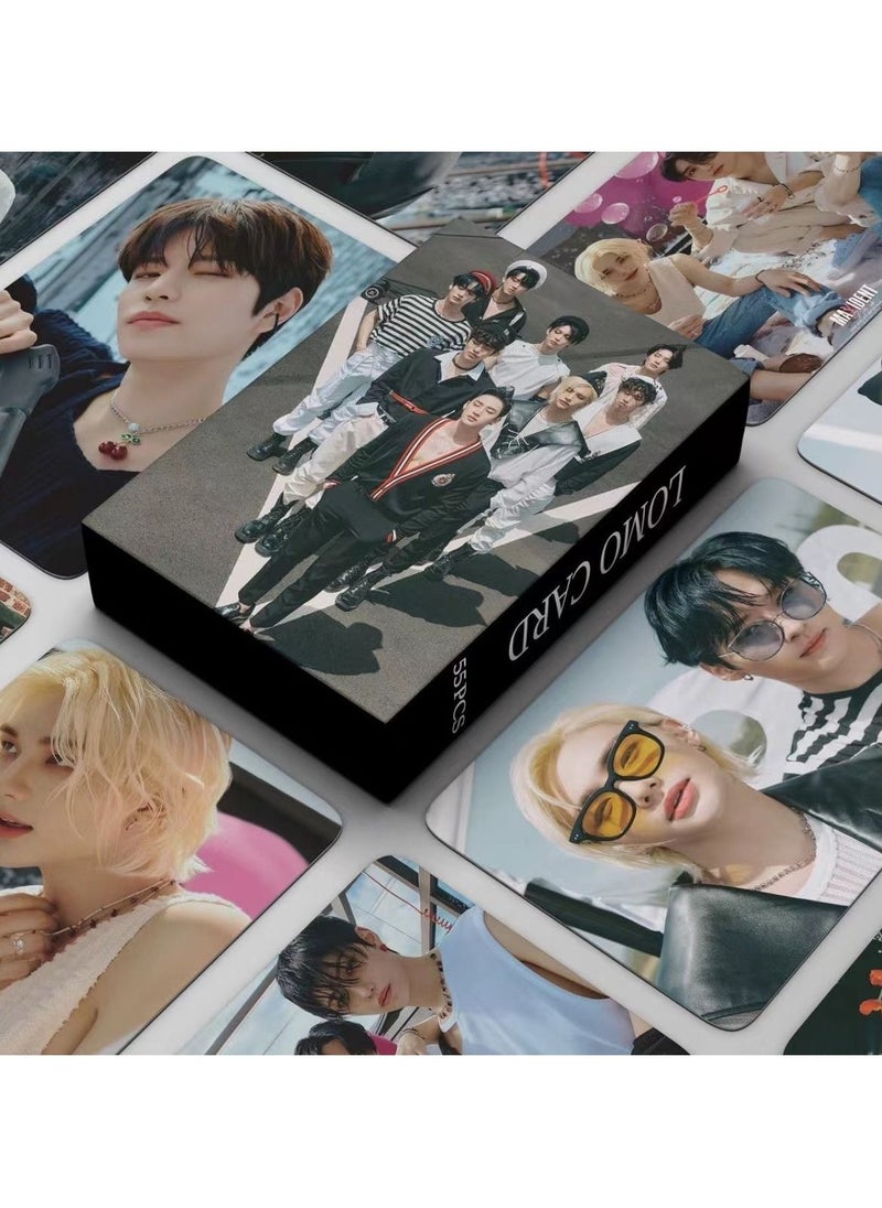 EHOME 55 Piece Stray Kids Maxident Lomo Cards  - Image 1