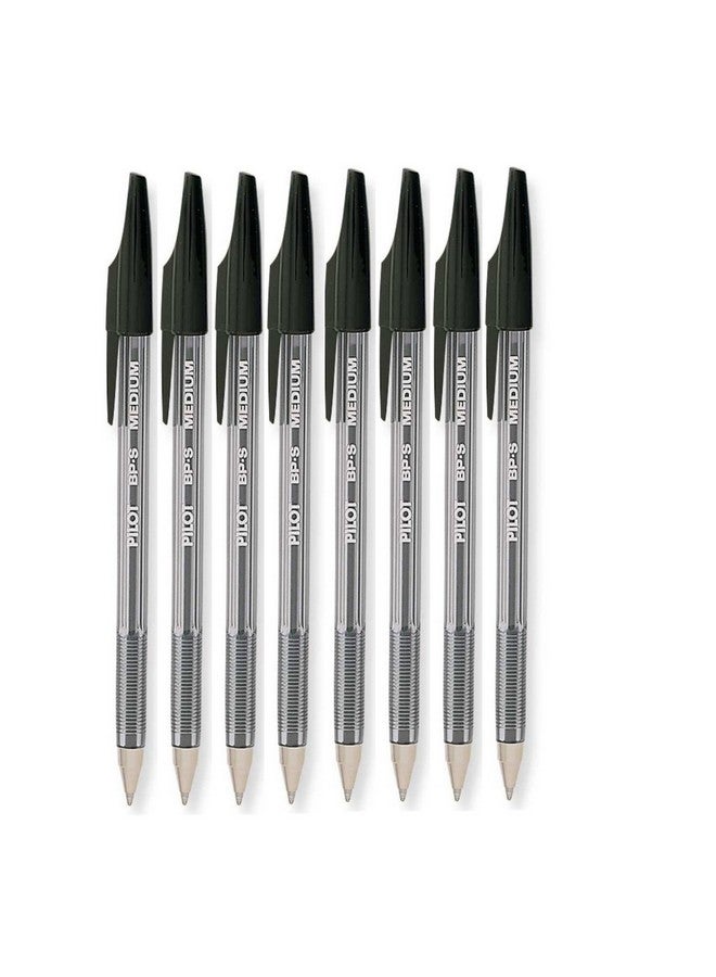 PILOT 35711 Better Ballpoint Pen Pen,Bps,Ballpoint,Med,Bk (Pack Of 8 Pens) - Image 1