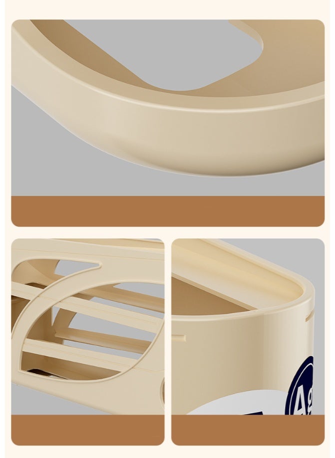 هومستر سعة 30 بيضة حامل بيضة حاوية حاوية حاوية حاوية حاوية حاوية انزلاقية خارج منظم جهاز التبريد BPA-Free Food-Grade PP غلاف المادة مانع الدحروجةزاوية تصميم جهاز تبريد موفر للمساحة مقاومة تخزين درّاجة سهلة الوصول -أسلوب تصميم مثاليّة للدجاج/البط/السمان بيض يجب أن يكون له جهاز تبريد مطبخ منظم - Image 3