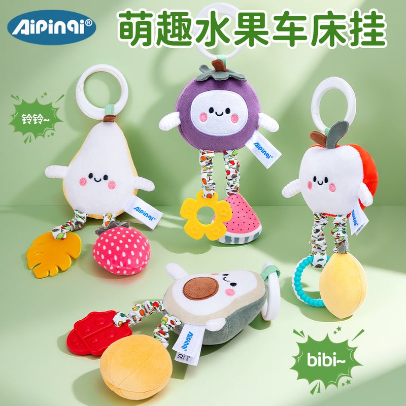 AIPINQI 2026 New Baby Bed Hanging Toy - Fruit-Shaped Car Mobile for Soothing & Entertainment - Image 1