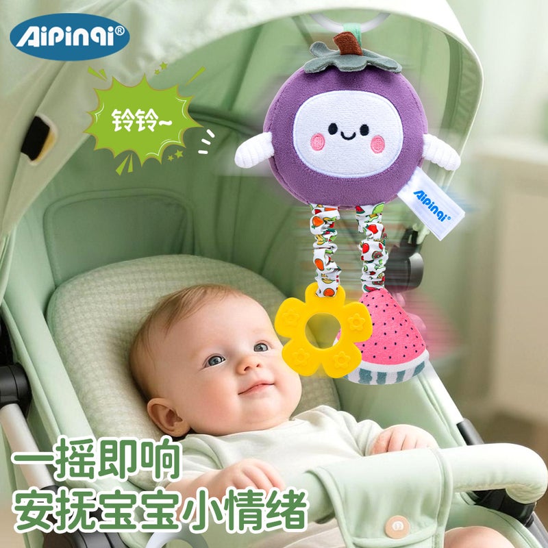AIPINQI 2026 New Baby Bed Hanging Toy - Fruit-Shaped Car Mobile for Soothing & Entertainment - Image 3