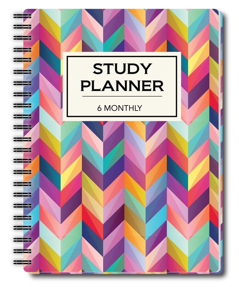 Nourish A5 Study Planner for 6 Months Undated Hardcover, A Must Have for Students - Image 1