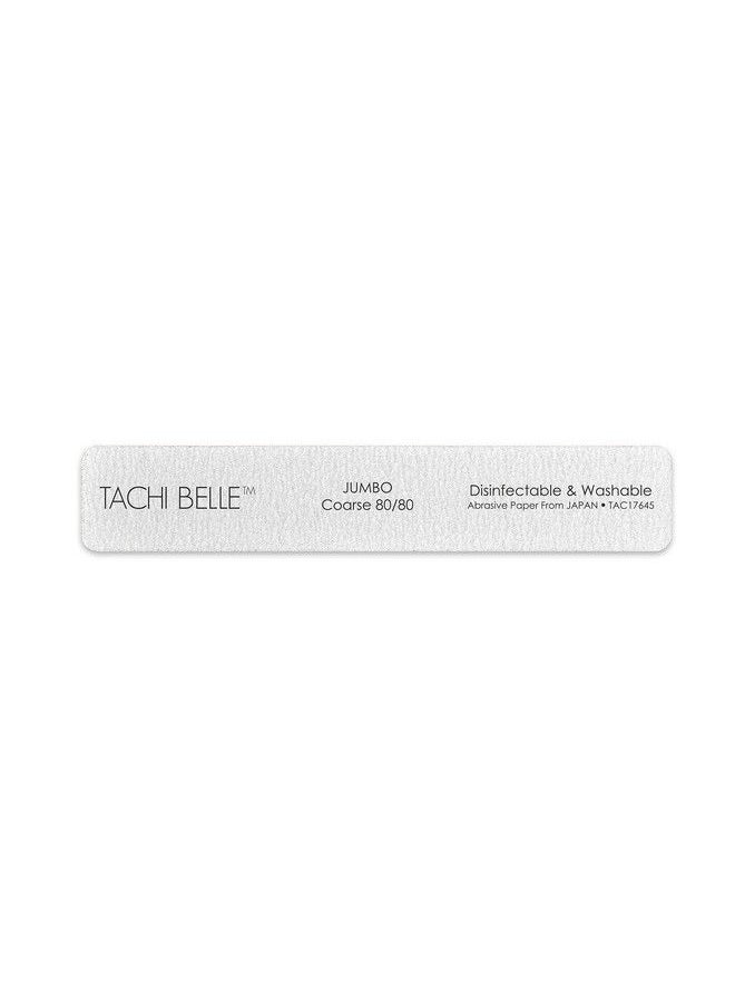 Tachibelle - Premium Japan Abrasive Jumbo File 8080 Coarse Washable Zebra File Nail Art Sanding Nail Files (3 Pieces) - Image 1