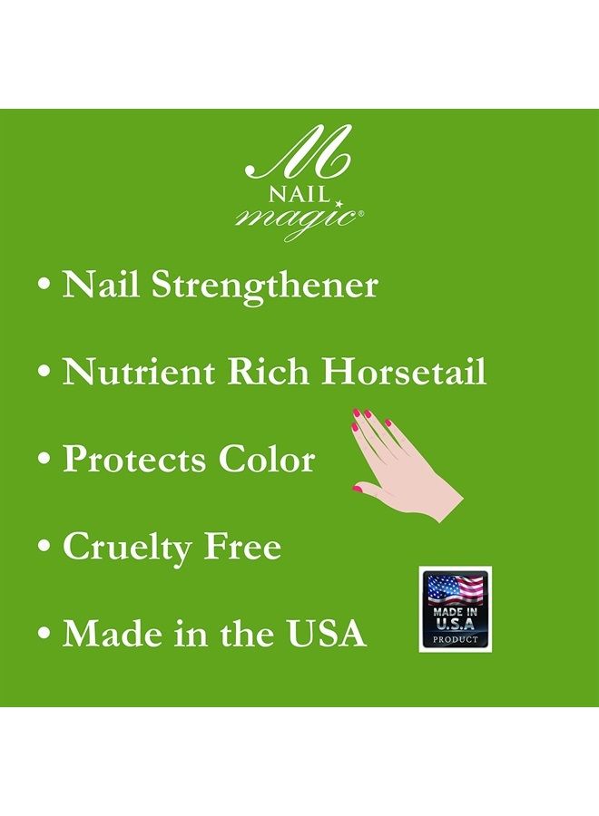 Nail Magic STRONG Botanical Nail Strengthener, 0.5 Fluid Ounce, Strengthens Weak and Thin Natural Nails with Ponytail Rich in Silica, Toluene, Formaldehyde and DBP Free, 60 Years of Superior Results - Image 1