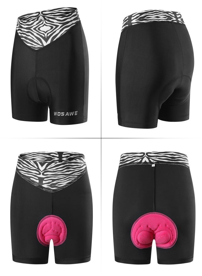 WOSAWE Women Cycling Underwear Padded Bike Shorts Breathable MTB Bicycle Biking Shorts - Image 2