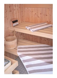 SIGNOOLA Signoola 2 Kids Bath towels 50 x 100 cm Brown Stripes, 100% cotton.  - Image 4
