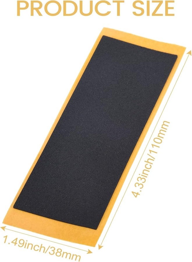 Tustao 20Pcs/Lot Black Fingerboard Deck Uncut Tape Stickers Black Foam Grip Tape Stickers 38mmx110mm, Finger Toy Skateboards Parts - Image 3