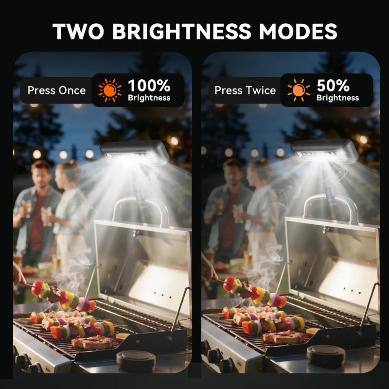 AuntyFey 360Â°Adjustable Grill Lights for Outdoor Grill Designed for Blackstone Weber Griddle, BBQ Grill Light at Night with 360Â° Adjustable, LED Grill Lights for Outdoor, Gifts for Dad Men - Image 3