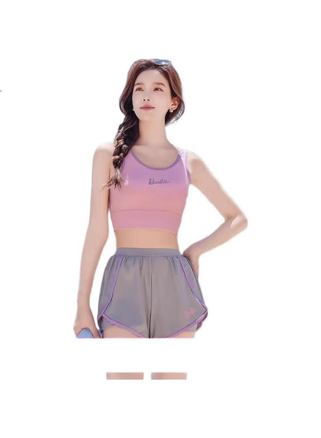 Barbie Women'S Conservative Split Swimsuit Three-Piece Set For Hot Springs Beach Vacation Swimming Plus Size High-End Covering Meat Slimming Swimwear - Image 3