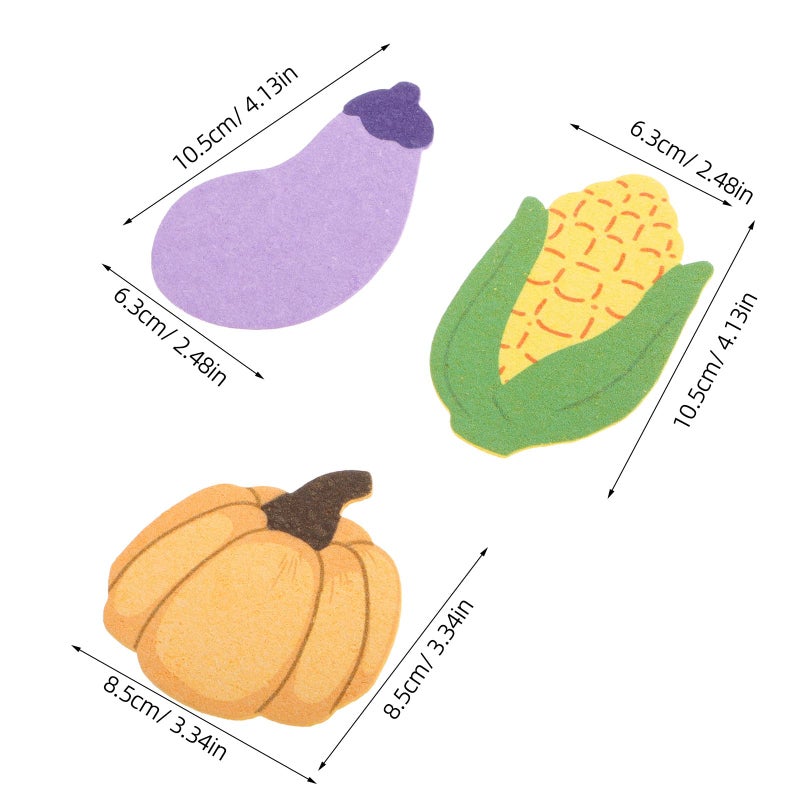 Exfoliating Shower Sponge Body Scrubber 3 Pack Soft Loofah Pads For Back And Daily Bathing - Image 3