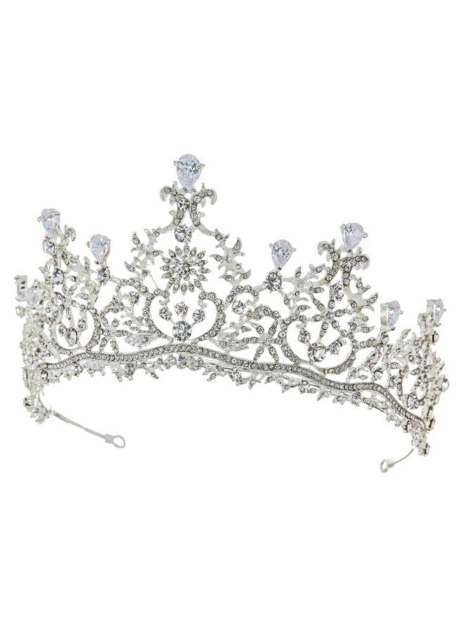 SAMKY Bridal Wedding Tiara Rhinestone Crown Crystal Headpiece Bride'S Hair Accessories - Image 2