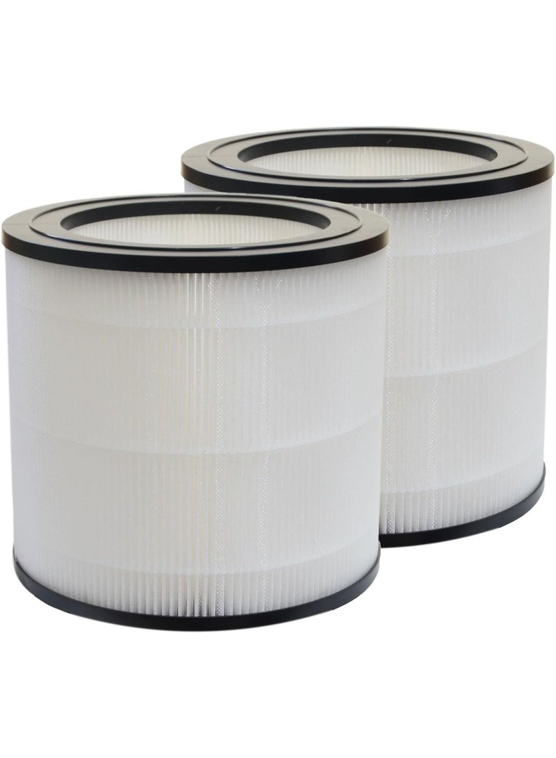 PUREBURG فلتر بديل FY0611 متوافق مع أجهزة تنقية الهواء PHILIPS 600 Series AC0650، عبوة 2 H13 HEPA لتنظيف الغبار