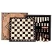 Peradix Magnetic Chess Set 12 Inch Classic 2 in 1 with Chess Pieces Wood Board Box with Storage 2 Extra Queens Wooden Chess Board Games for Kids and Adults Family Educational Gift Sets - Image 2