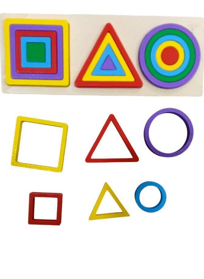 Safwa Toys - Children's game, a game of arranging geometric shapes from Al Safwa Toys - Image 1