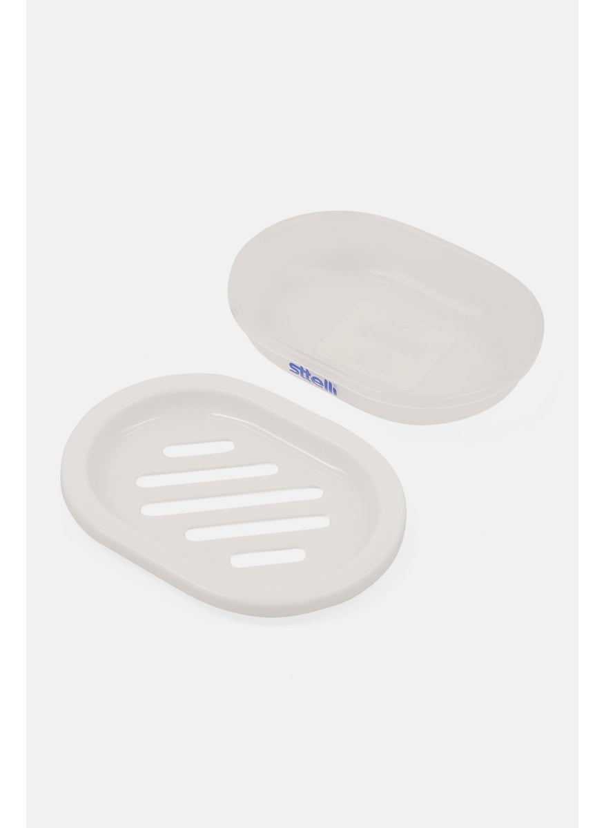 Kaleidoscope Plastic Soap Dish, White - pzsku/Z813A60A5FC5F3AB2C1F3Z/45/_/1729779361/dd8fc7d6-ca7f-48b9-b08e-34235ac39eea