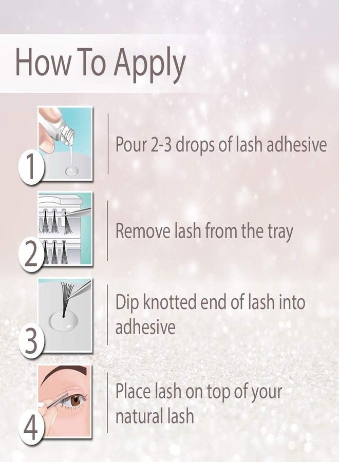 Ardell LashTite Lash Adhesive, Dark Eyelash Glue for Individual Lashes - Long-Lasting Waterproof Lash Glue, 0.75 oz, 2 Pack - Image 4