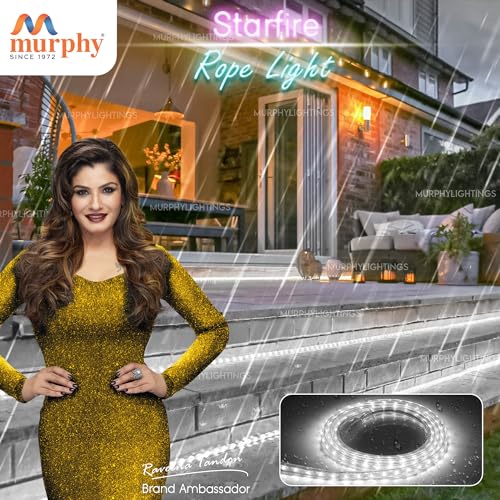 Murphy 2835-120 Led High Lumen Waterproof Indoor Outdoor Home Deorative,Diwali Lights,Rope Pipe Light,Cove Light (120 Led/Mtr) (Cool White)10 meters - Image 4