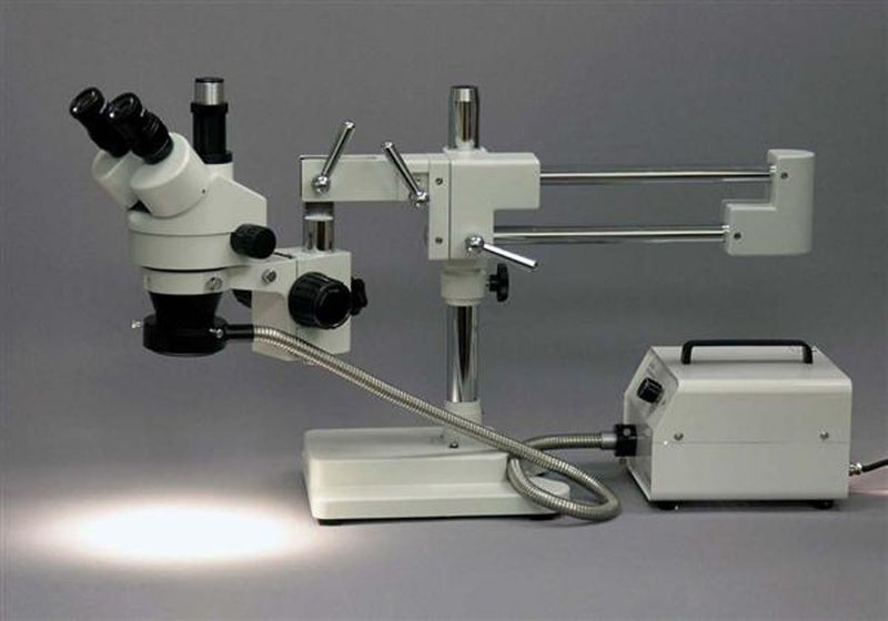 AmScope AmScope HL150AR Microscope Halogen Fiber Optic Ring Illuminator 150W  - Image 2