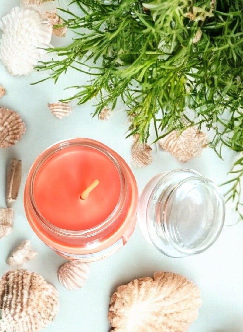 Mainstays pineapple Lily Scented Candle 85 g with Lid - Image 2