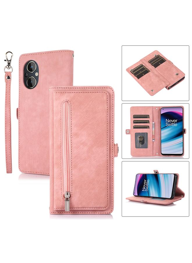 S-TOP Case For Nothing Phone 1 Zipper Card Slot Buckle Wallet Leather Phone Case - Image 1