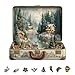 Jollitot Suitcase SceneryNordic Forest Wooden Christmas Puzzles Adults 290 Pieces Wood Puzzle with Unique Animal ShapedPieces Gifts for Men Women DIY Home Wall Decor 134 129in - Image 2