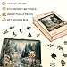 Jollitot Suitcase SceneryNordic Forest Wooden Christmas Puzzles Adults 290 Pieces Wood Puzzle with Unique Animal ShapedPieces Gifts for Men Women DIY Home Wall Decor 134 129in - Image 4