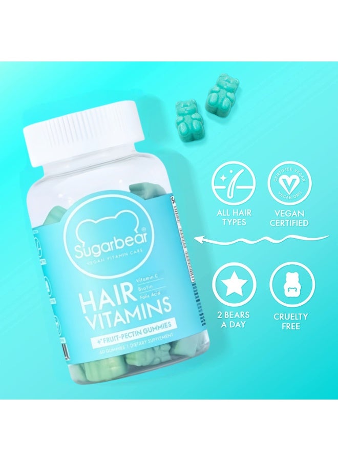 SugarbearPRO Skin Vitamins Gummies Biotin Gummies Good For Hair Skin Nail 60 Gummies  - Image 2