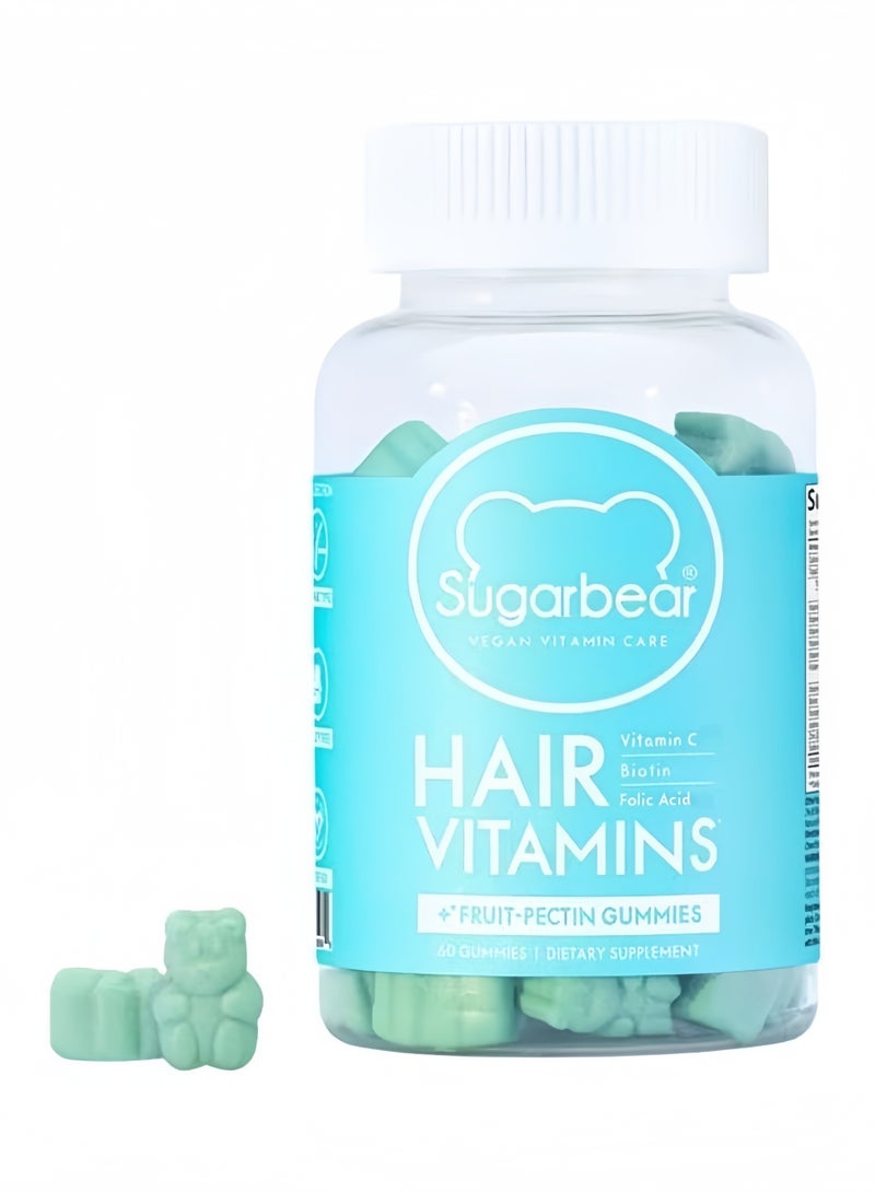 SugarbearPRO Skin Vitamins Gummies Biotin Gummies Good For Hair Skin Nail 60 Gummies  - Image 1
