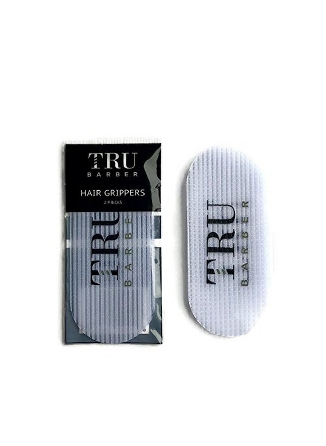 TRU BARBER - Hair Grippers 3 Colors Bundle Pack 6 Pcs For Men And Women Salon And Barber Hair Clips For Styling Hair Holder Grips (Red/White/Blue) - Image 1