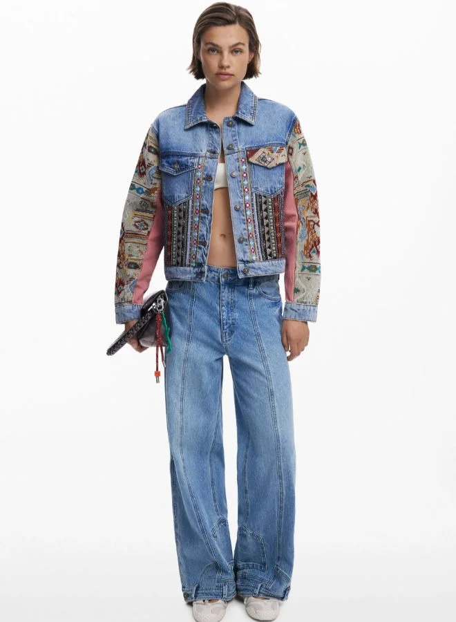 DESIGUAL Boho denim jacket