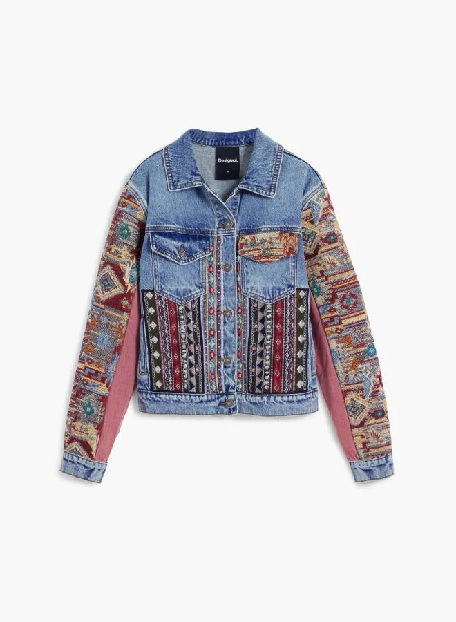 DESIGUAL Boho denim jacket