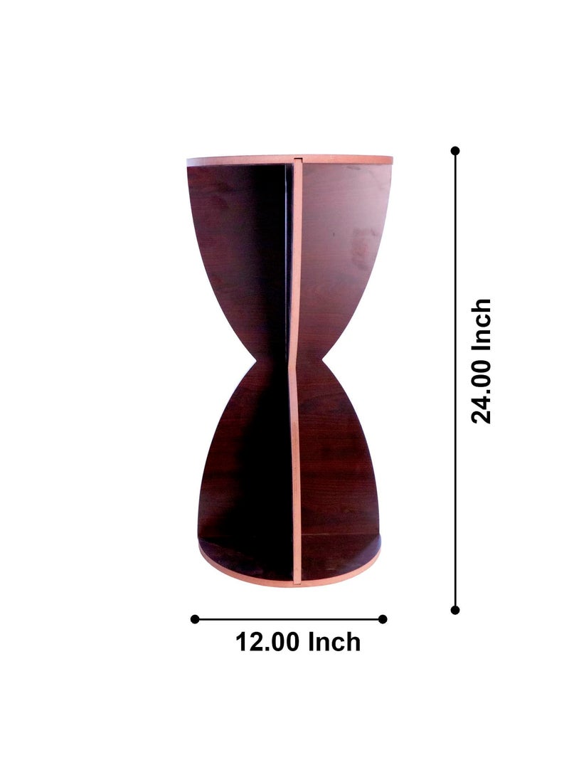 NIYANTA Niyanta Wooden Folding Side Table DIY Foldable Coffee Table for Living Room GardenOfficeOutdoor Corner TableBedside Stool for Bedroom Bedside Sofa Side Modern Coffee Table End Table  - Image 3