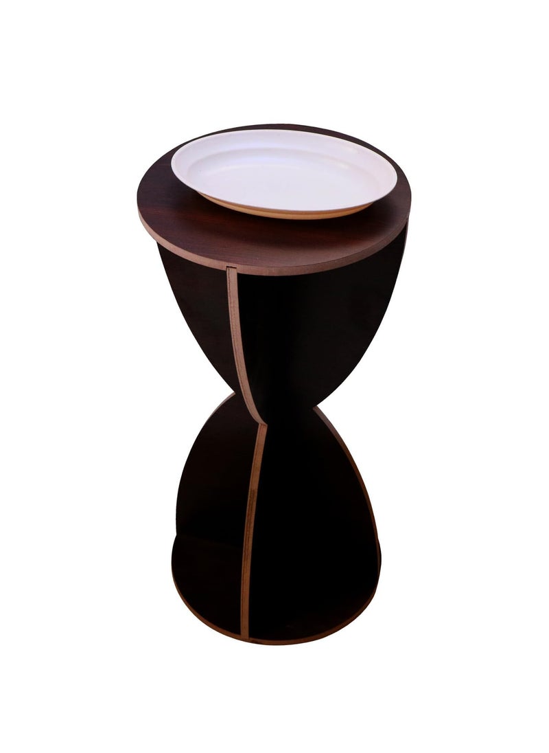 NIYANTA Niyanta Wooden Folding Side Table DIY Foldable Coffee Table for Living Room GardenOfficeOutdoor Corner TableBedside Stool for Bedroom Bedside Sofa Side Modern Coffee Table End Table  - Image 1